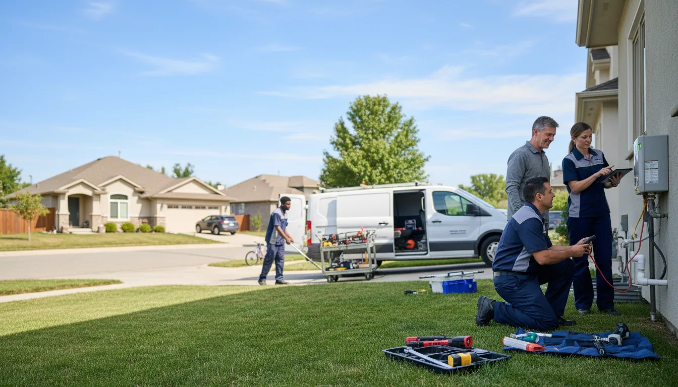 Tankless water heater service in Galveston, IN